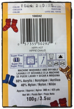 Understanding Yarn Labels Crochet Resources - Bernat Sox Yarn Label