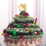 Newborn Christmas Tree Crochet Hat Crochet - Dearest Debi Patterns