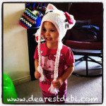 Hello Kitty Crochet Hat - Dearest Debi Patterns