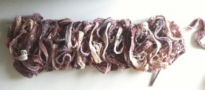 Crochet Priouette Ruffle Scarf - Dearest Debi Patterns