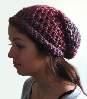 Crochet Slouchy Hat - Dearest Debi Patterns