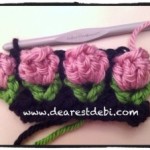 Crochet Flower Bud Stitch - Dearest Debi Patterns