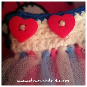 Crochet Tutu Waistband - Dearest Debi Patterns