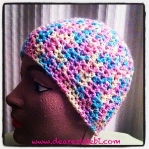 baby soft crochet chemo cap - Dearest Debi Patterns