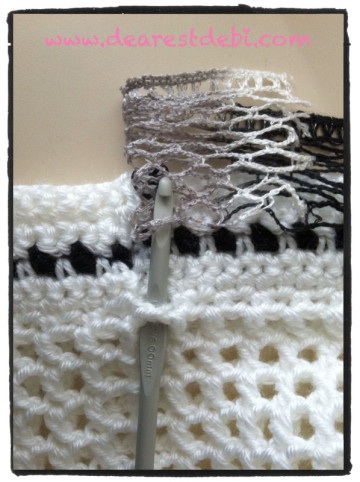 Crochet Ruffle Skirt - Adjustable pattern by Dearest Debi