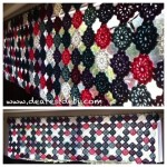 Crochet Flower Motif (No Sew) Valance - Dearest Debi Patterns