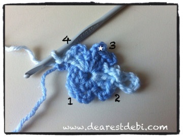 Crochet Flower Lattice Shawl - Petals by Dearest Debi