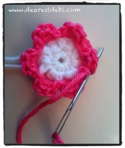 Simple Crochet Flower - Dearest Debi Patterns