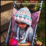 Crochet Flower Bonnet - Dearest Debi Patterns
