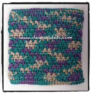 Crochet Super Thick Dishcloth - Dearest Debi Patterns