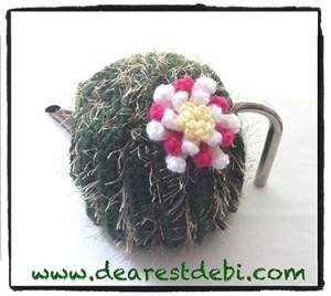 Crochet Cactus Flower - Dearest Debi Patterns