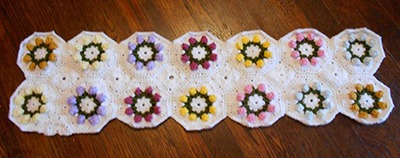 Crochet Flower Bud Granny Octagon - Dearest Debi Patterns