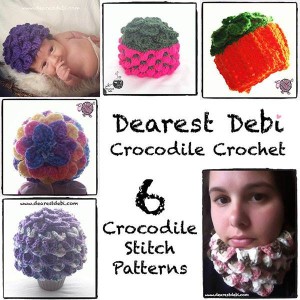 Crocodile Crochet Book - Dearest Debi Patterns