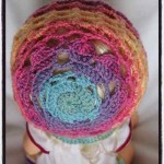 Crochet Valentines Hearts Bonnet - Dearest Debi Patterns