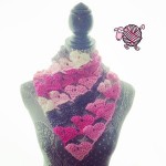 Crochet Love Triangle Shawl - Dearest Debi Patterns