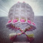 Pretty Little Miss Flower Newborn Bonnet - Dearest Debi Patterns