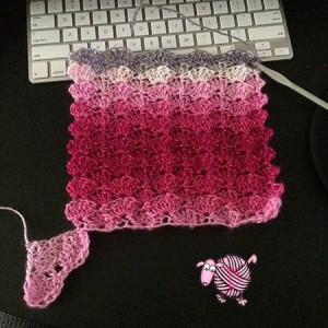 Mary's Sparkly Crochet Scarf - Dearest Debi Patterns