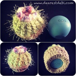 Lip Balm Crochet Cactus - Dearest Debi Patterns