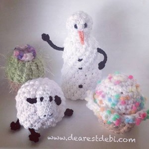 Christmas in July Lip Balm Snowman - Dearest Debi Patterns