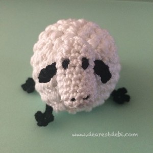 Lip Balm Crochet Ewe - Dearest Debi Patterns