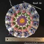 Crochet Butterfly Garden Afghan Block - Dearest Debi Patterns