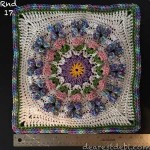 Crochet Butterfly Garden Afghan Block - Dearest Debi Patterns