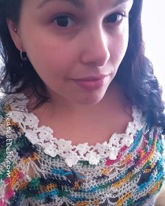 Crochet Flower Lattice Collar - Dearest Debi Patterns