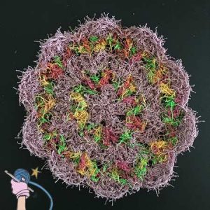 Crochet Scrubby Scrub Flower - Dearest Debi Patterns