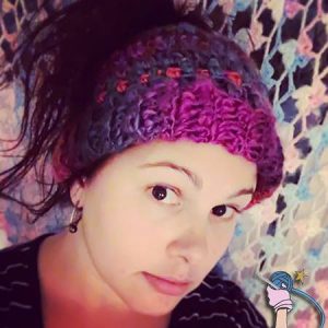Crochet Waves Messy Bun Ponytail Hat - Dearest Debi Patterns