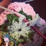 Crochet Rosie Posy Flower Square - Dearest Debi Patterns