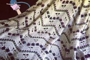 Crochet Butterfly Flower Garden Afghan - Dearest Debi Patterns