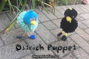 Ostrich Puppet - Dearset Debi Patterns