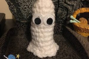 Finger Boo Crochet Ghost - Dearest Debi Patterns
