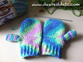 Little Hands Mittens Crochet - Dearest Debi Patterns