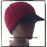 Crochet Mens Ball Cap - Dearest Debi Patterns