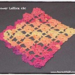 Flower Lattice Corner to Corner (c2c) - Dearest Debi Patterns