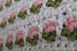Crochet Window Flower Stitch - Dearest Debi Patterns