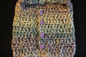 Crochet Homespun Baby Cozy - Dearest Debi Patterns