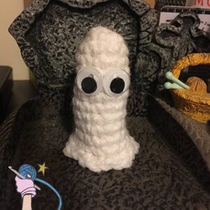 Finger Boo Crochet Ghost - Dearest Debi Patterns